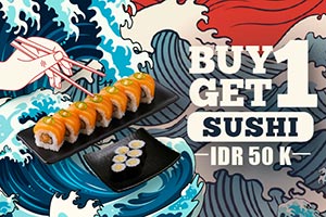 Buy 1 Get 1 Sushi